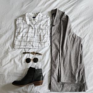 Simply Vera Minimal Grey Suit Jacket